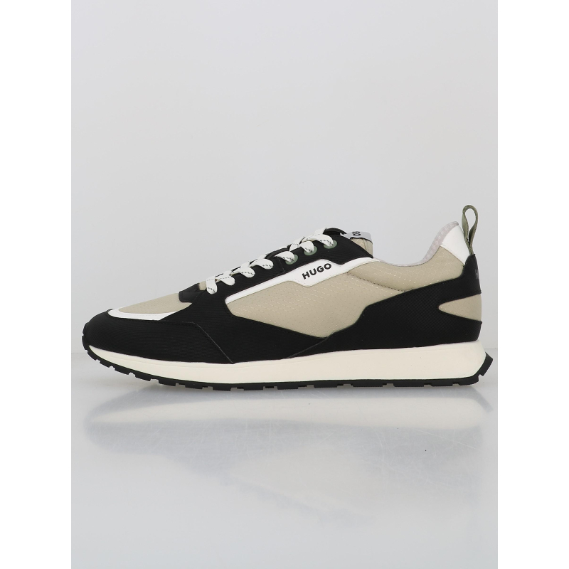 Baskets icelin runn puny beige noir homme - Hugo