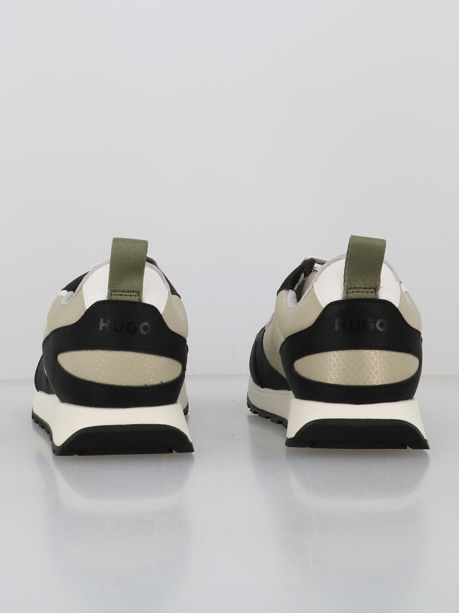 Baskets icelin runn puny beige noir homme - Hugo