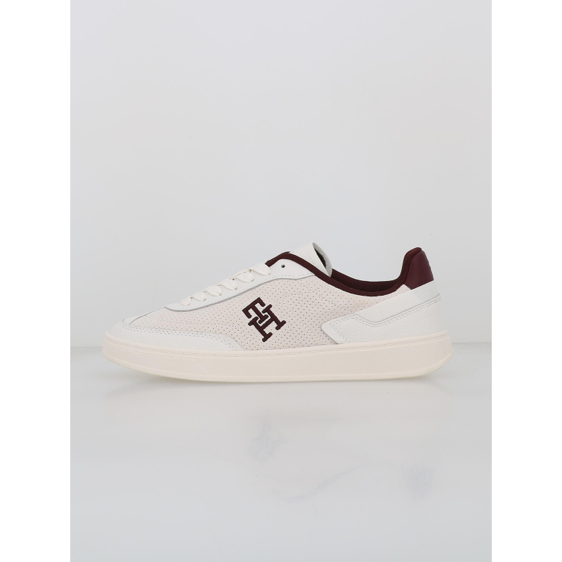 Baskets heritage blanc bordeaux femme - Tommy Hilfiger