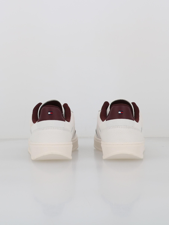 Baskets heritage blanc bordeaux femme - Tommy Hilfiger