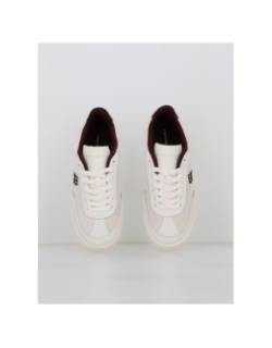 Baskets heritage blanc bordeaux femme - Tommy Hilfiger