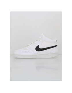 Baskets court vision mid blanc noir homme - Nike