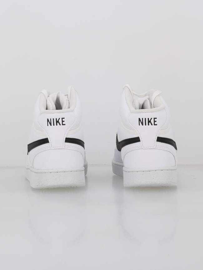 Baskets court vision mid blanc noir homme - Nike