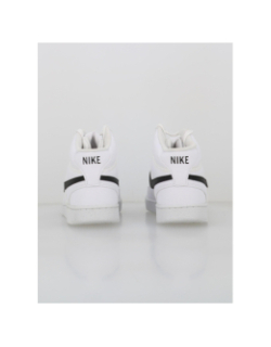Baskets court vision mid blanc noir homme - Nike