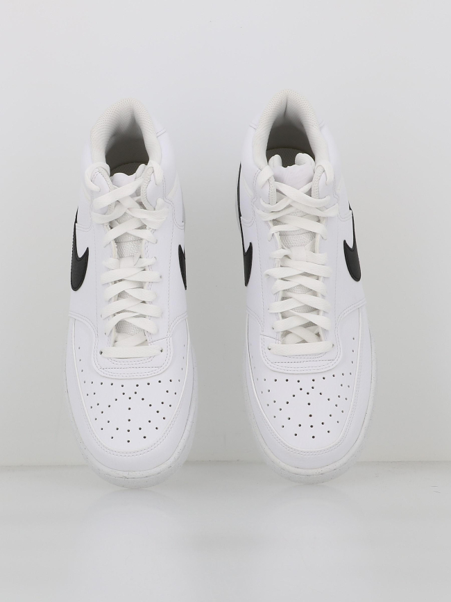 Baskets court vision mid blanc noir homme - Nike