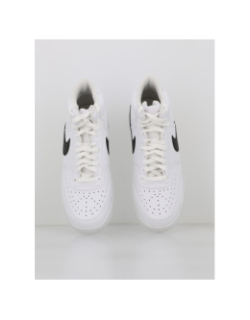 Baskets court vision mid blanc noir homme - Nike