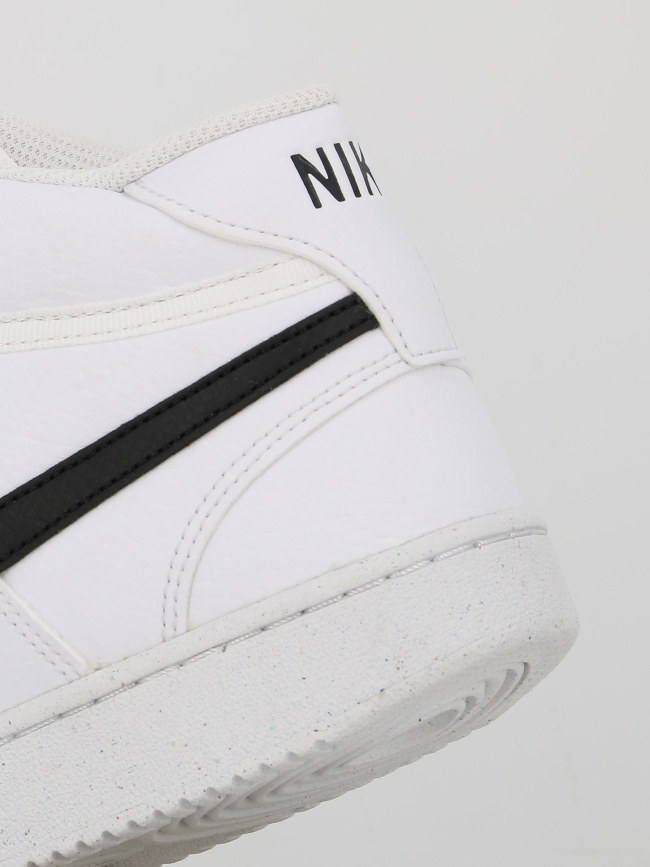 Baskets court vision mid blanc noir homme - Nike