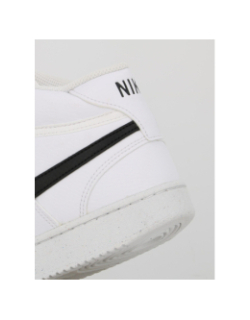 Baskets court vision mid blanc noir homme - Nike