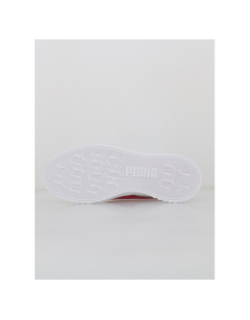 Baskets en cuir carina 3.0 blanc rose fille - Puma