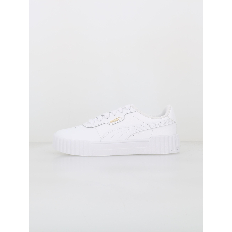 Baskets en cuir carina 3.0 blanc fille - Puma