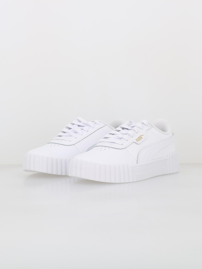 Baskets en cuir carina 3.0 blanc fille - Puma