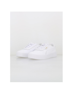 Baskets en cuir carina 3.0 blanc fille - Puma