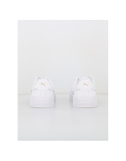 Baskets en cuir carina 3.0 blanc fille - Puma