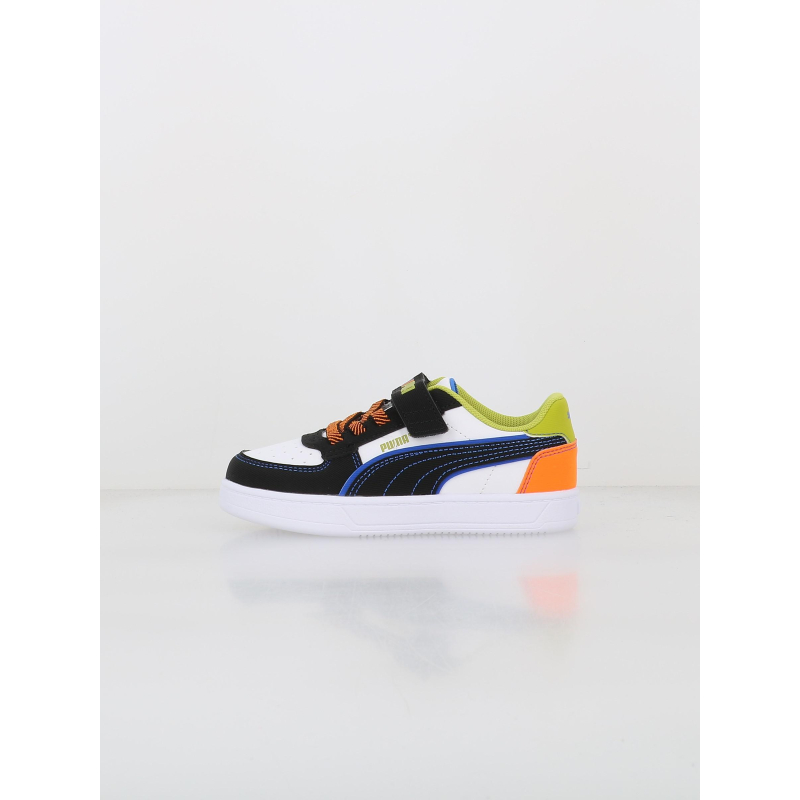 Baskets à scratch caven 2.0 starblitz ps blanc bleu enfant - Puma