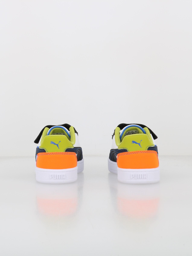 Baskets à scratch caven 2.0 starblitz ps blanc bleu enfant - Puma