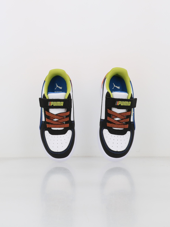 Baskets à scratch caven 2.0 starblitz ps blanc bleu enfant - Puma