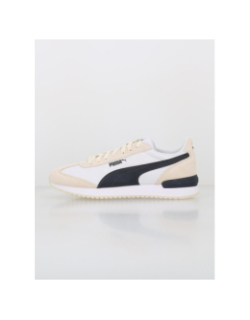 Basket R78 wind nylon blanc et bleu marine homme - Puma