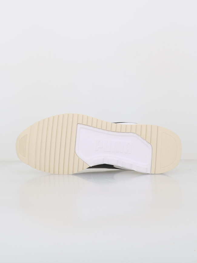 Basket R78 wind nylon blanc et bleu marine homme - Puma