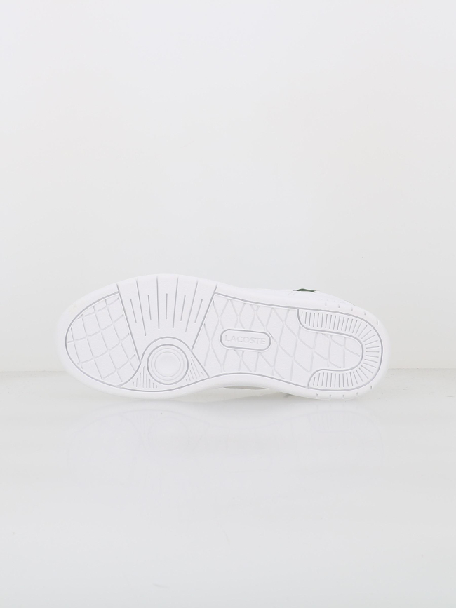 Baskets t-clip set blanc vert enfant - Lacoste