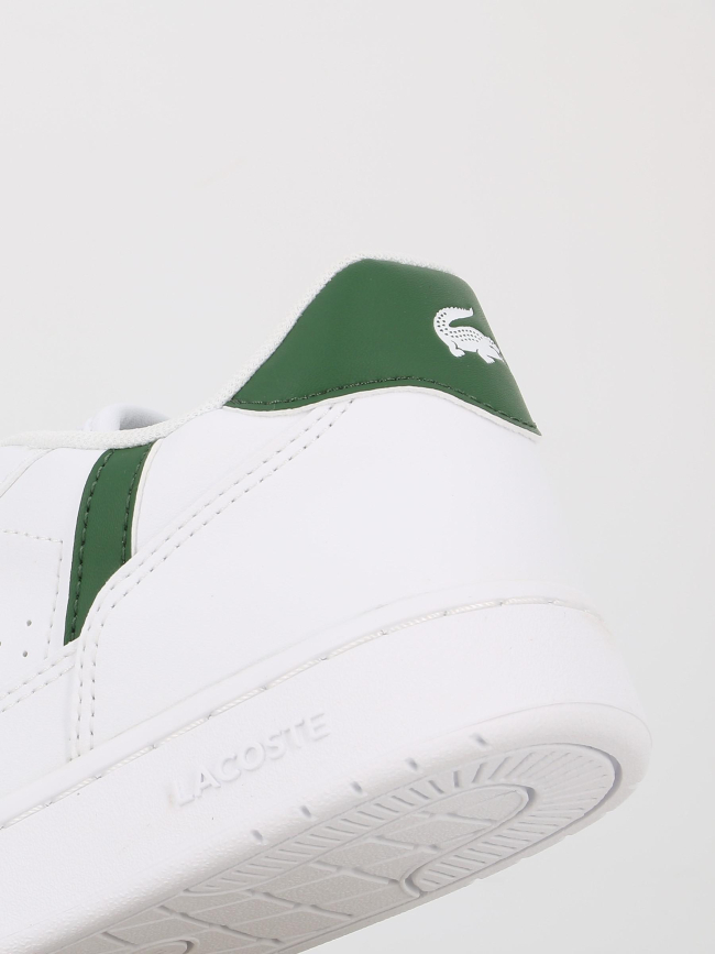 Baskets t-clip set blanc vert enfant - Lacoste