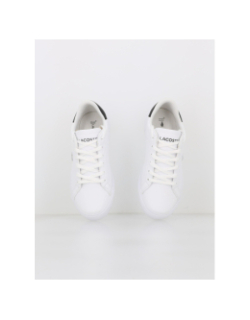 Baskets powercourt blanc noir enfant - Lacoste