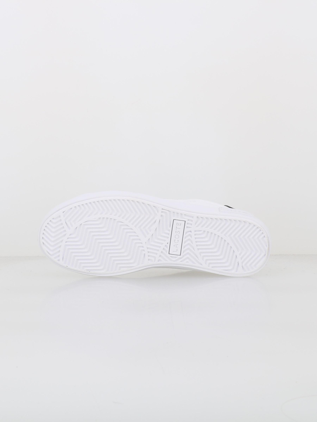 Baskets powercourt blanc noir enfant - Lacoste