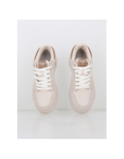 Baskets en cuir cro beige homme - Teddy Smith