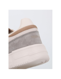 Baskets en cuir cro beige homme - Teddy Smith