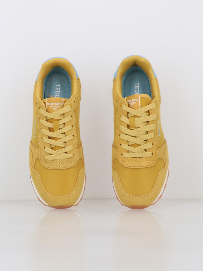 Baskets zapato cro jaune homme - Teddy Smith
