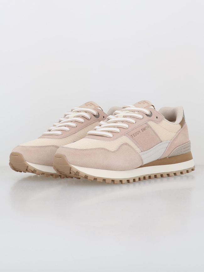 Baskets zapato cro beige homme - Teddy Smith