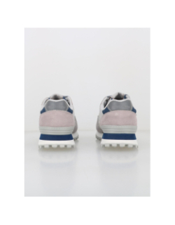 Baskets zapato cro gris bleu homme - Teddy Smith