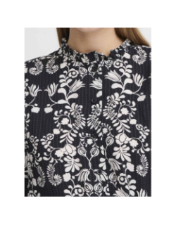 Blouse imprimée gocina noir femme - Ichi
