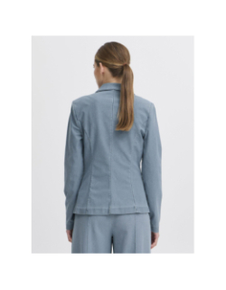 Veste blazer denim kate bleu femme - Ichi