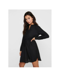 Robe tunique uni cory life noir femme - Only