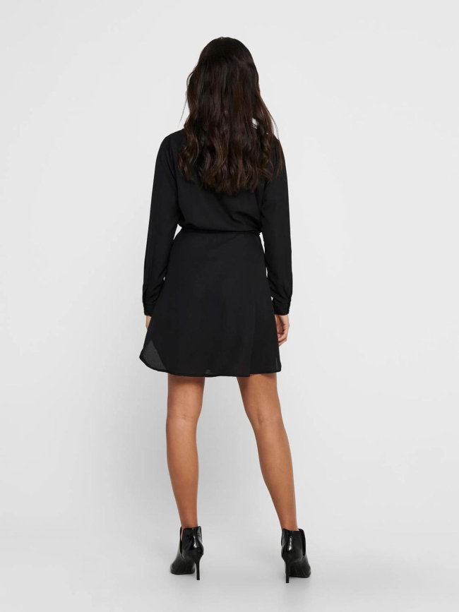 Robe tunique uni cory life noir femme - Only