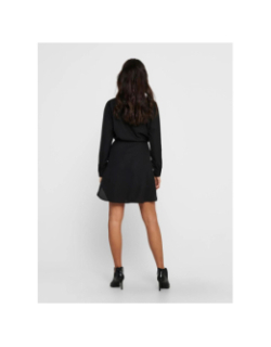 Robe tunique uni cory life noir femme - Only