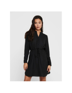 Robe tunique uni cory life noir femme - Only