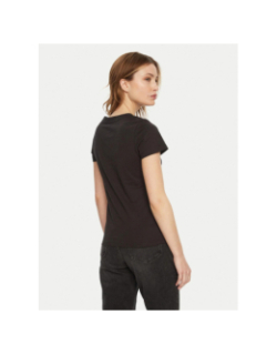 T-shirt gradient slim noir femme - Calvin Klein Jeans