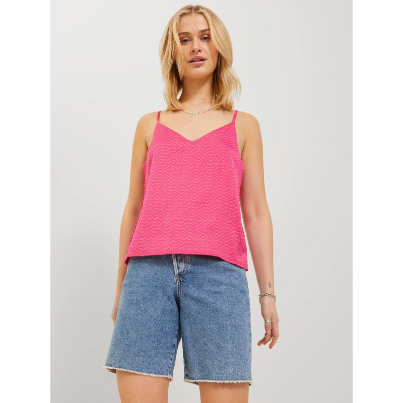 Débardeur effet satin jxmalia rose femme - JJXX