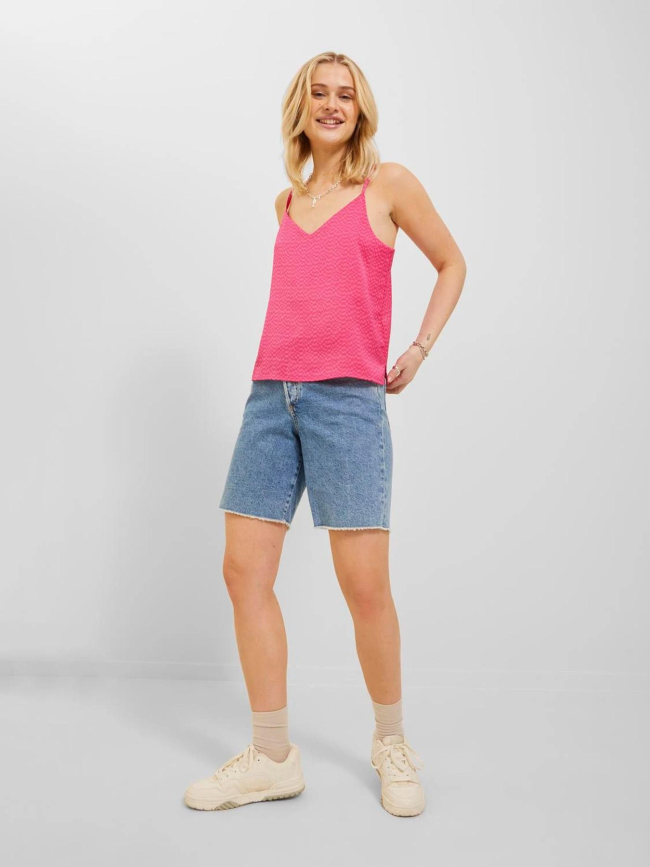 Débardeur effet satin jxmalia rose femme - JJXX