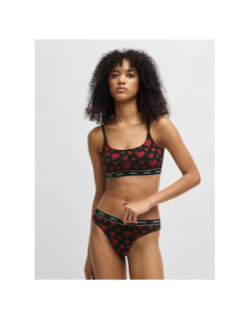 Pack de 2 brassières design noir femme - Hugo