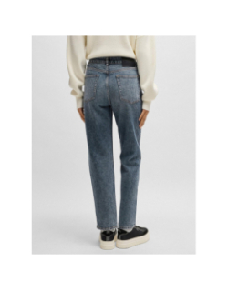 Jean mom 938 bleu marine femme - Hugo