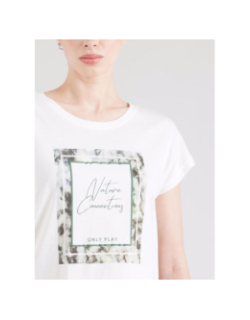 T-shirt à manches courtes onpaub blanc femme - Only Play