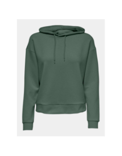 Sweat à capuche plounge vert femme - Only Play