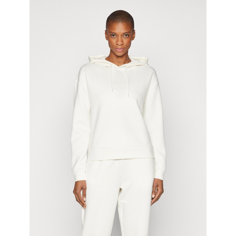 Sweat à capuche plounge blanc femme - Only Play
