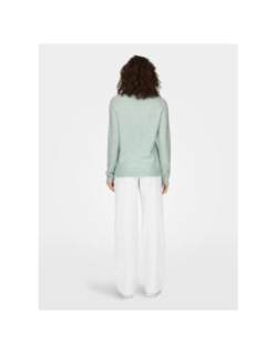Pull col rond rica life vert femme - Only
