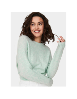 Pull col rond rica life vert femme - Only