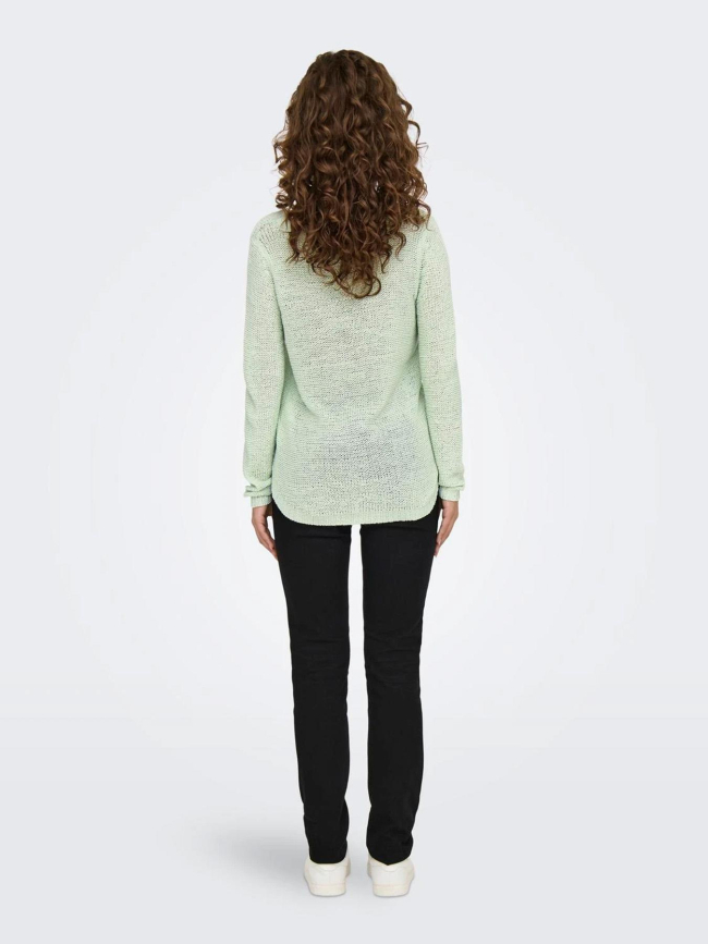 Pull geena xo vert clair femme - Only