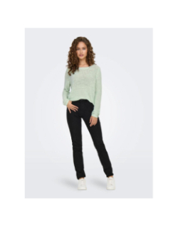 Pull geena xo vert clair femme - Only
