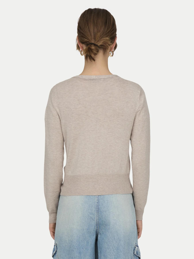 Gilet cardigan venice life beige femme - Only